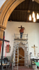 Refurbished crucifix put in position 6 January 2023