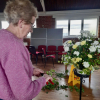 Meanwhile at St Luke's - Win was arranging flowers.