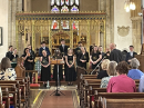They finished with "Jubilate Deo" and Nick thanked them for a wonderful afternoon.