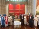 Five people were baptised and all twelve were confirmed.